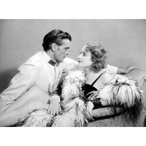 Umělecká fotografie MOROCCO, 1930 directed by JOSEF VON STERNBERG Gary Cooper and Marlene Dietrich, (40 x 30 cm)