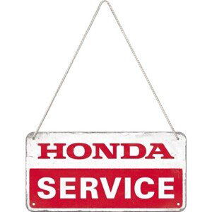 Plechová cedule Honda - Service, (20 x 10 cm)