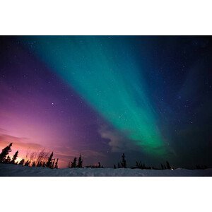 Umělecká fotografie Aurora Borealis in Fairbanks, Noppawat Tom Charoensinphon, (40 x 26.7 cm)