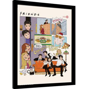 Obraz na zeď - Friends 30 Years - Comic