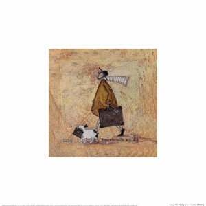 Umělecký tisk Sam Toft - Travels With The Dog, (30 x 30 cm)