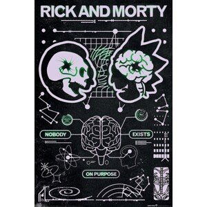 Plakát, Obraz - Rick and Morty - Classickal, (61 x 91.5 cm)