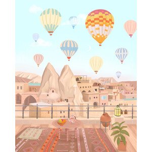 Ilustrace Cappadokia, Petra Lizde, (30 x 40 cm)