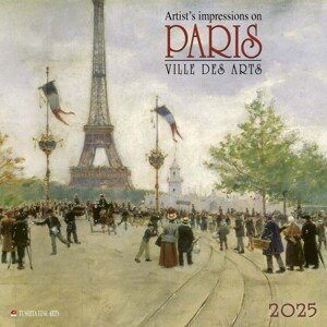 Kalendář 2025 Paris - Ville des Arts