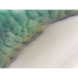 Fotografie Drone photo showing the edge of, Abstract Aerial Art, (40 x 30 cm)