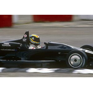 Fotografie Rickard Rydell in a Toyota racing in a Formula Two race, (40 x 26.7 cm)