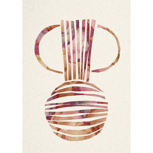 Ilustrace Retro Vase, Lola Lilaxlola, (30 x 40 cm)