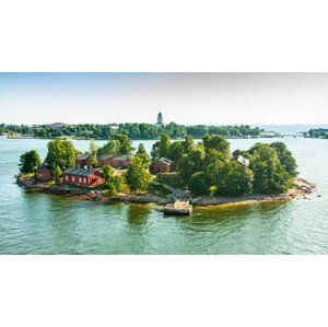 Fotografie Islands  near Helsinki in Finland, alan64, 40x22.5 cm