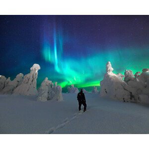 Fotografie Aurora Borealis / Northern Lights, Iso-Syöte, Samuli Vainionpää, 40x30 cm
