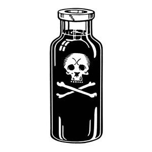 Ilustrace Bottle of Poison, CSA Images, 26.7x40 cm