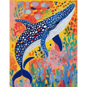 Ilustrace Spotted Whale, Uma Gokhale, 30x40 cm