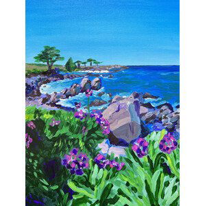 Ilustrace Lovers Point, Key and Sea Creative, 30x40 cm