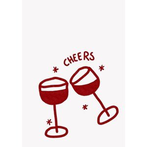 Ilustrace Cheers, Athene Fritsch, 26.7x40 cm