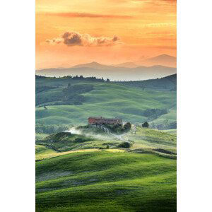 Fotografie Beautiful summer landscape in Tuscany, Italy., Beerpixs, 26.7x40 cm
