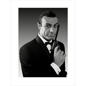 Umělecký tisk James Bond 007 - Connery, (60 x 80 cm)