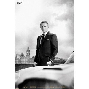 Plakát, Obraz - JAMES BOND 007 - skyfall / bond & DB5, (61 x 91.5 cm)