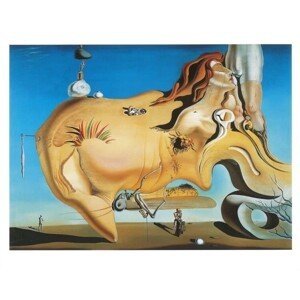 Umělecký tisk Salvador Dali - Le Grand Masturbateur, Salvador Dalí, (30 x 24 cm)