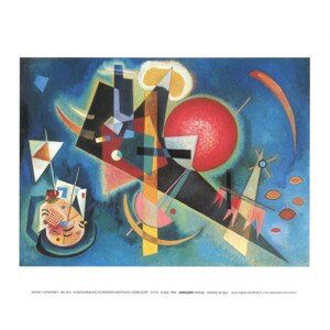 Umělecký tisk V modré, Kandinsky, (80 x 60 cm)