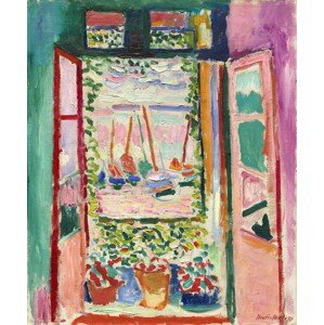 Umělecký tisk Otevřené okno v Collioure, 1905, Henri Matisse, (60 x 80 cm)