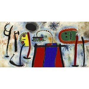 Umělecký tisk Obraz - Peinture, 1953, Joan Miró, (30 x 24 cm)