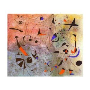 Umělecký tisk Jitřenka - The Morning Star, 1940, Joan Miró, (80 x 60 cm)