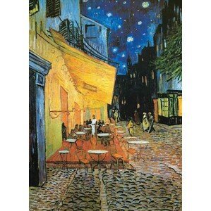 Umělecký tisk Terasa kavárny v noci, 1888 - Café Terrace at Night, Vincent van Gogh, (40 x 50 cm)