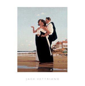 Umělecký tisk The Missing Man II, 1998, Jack Vettriano, (60 x 80 cm)