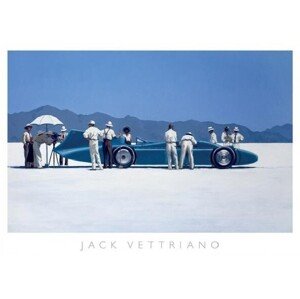 Umělecký tisk Bluebird at Bonneville, 1995, Jack Vettriano, (70 x 50 cm)