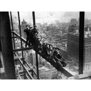 Umělecký tisk New York - Construction Workers on scaffholding - muži na traverze, ALAN SCHEIN PHOTOGRAPHY, (80 x 60 cm)