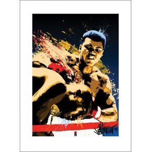 Umělecký tisk Muhammad Ali - Sting, (60 x 80 cm)