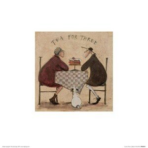 Umělecký tisk Sam Toft - Tea for Three II, (40 x 40 cm)