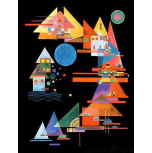 Umělecký tisk Peaks in the Arc, Vasilij Kandinsky, (60 x 80 cm)