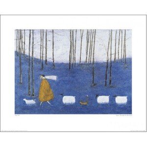 Umělecký tisk Sam Toft - Tiptoe Through The Bluebells, Sam Toft, (50 x 40 cm)