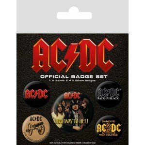 Plackový set AC/DC - Logo