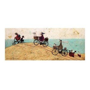 Umělecký tisk Sam Toft - Electric Bike Ride, (100 x 50 cm)
