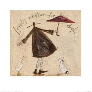 Umělecký tisk Sam Toft - Lovely Weather For Ducks, Sam Toft, (30 x 30 cm)