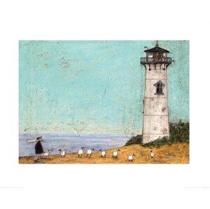 Umělecký tisk Sam Toft - Seven Sisters And A Lighthouse, (50 x 40 cm)