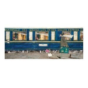 Umělecký tisk Sam Toft - Orient Express Ooh La La, (100 x 50 cm)