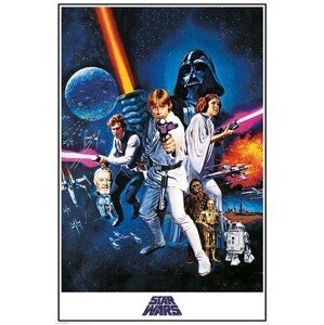 Plakát, Obraz - Star Wars A New Hope - One Sheet, (61 x 91.5 cm)