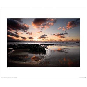 Umělecký tisk Marina Cano - Sunset, Cantabria, (50 x 40 cm)