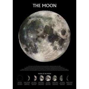 Plakát, Obraz - měsíc, (61 x 91.5 cm)