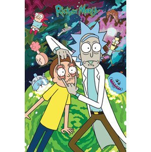 Plakát, Obraz - Rick and Morty - Watch, (61 x 91.5 cm)