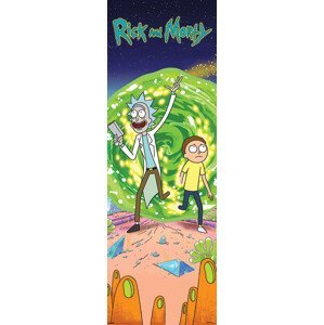 Plakát, Obraz - Rick and Morty - Portal, (53 x 158 cm)