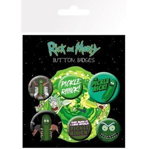 Plackový set Rick and Morty - Pickle Rick