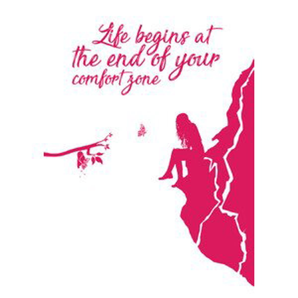 Ilustrace Life begins - Pink, (30 x 40 cm)