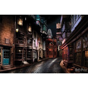 Plakát, Obraz - Harry Potter - Diagon Alley, (91.5 x 61 cm)