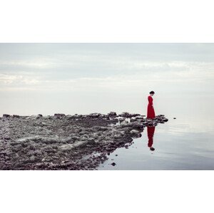 Umělecká fotografie Red dress, Dorota Gorecka, (40 x 24.6 cm)