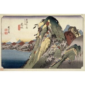 Ando or Utagawa Hiroshige - Obrazová reprodukce Hakone: Lake Scene,, (40 x 26.7 cm)