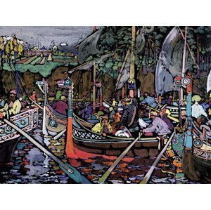 Wassily Kandinsky - Obrazová reprodukce Song of the Volga, 1906, (40 x 30 cm)