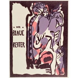 Wassily Kandinsky - Obrazová reprodukce Cover of Catalogue for Der Blaue Reiter, (30 x 40 cm)